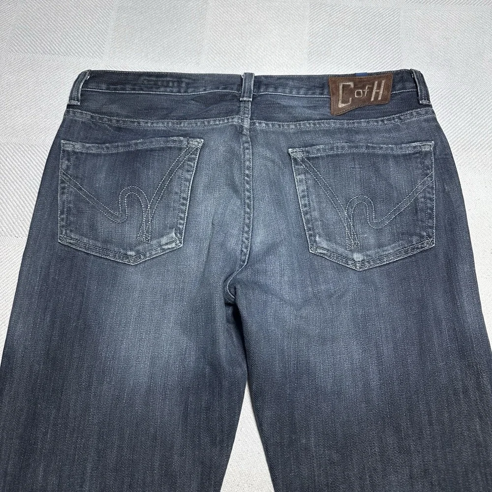 Citizens of Humanity Sid Straight Jeans 34x30 Relaxed Fit Stretch Denim USA Made
